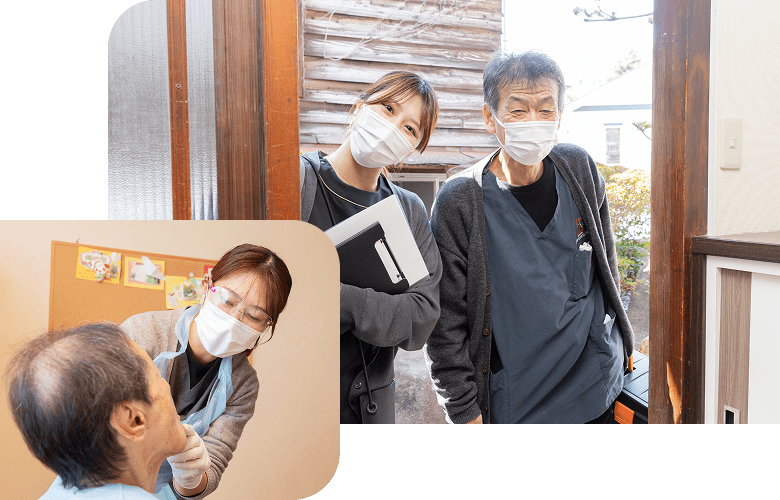 お子さまからご高齢者まで通院が困難な方へ駆けつけます